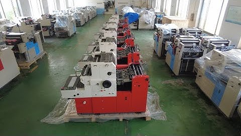 SINGLE COLOR OFFSET PRINTING MACHINE WITH NUMBERING&PERFORATING ZR47IINP 6 SETS FOR A CONTAINER