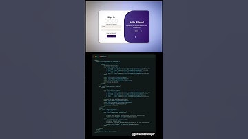 login page design #coding #javascript #html #css #programming #python #webdesign #shorts #viralvideo