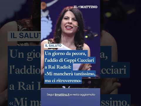Video Un giorno da pecora, l'addio di Geppi Cucciari a Rai Radio1: «Mi mancherà tantissimo»