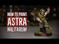 Как покрасить Имперскую Гвардию Астра Милитарум — SPEED PAINTING ASTRA MILITARUM WARHAMMER 40000