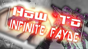 INFINITE FAYDE TUTORIAL - SICK TRICKSHOTS (Easiest Way)