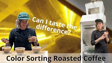 SOVDA Pearl Mini Color Sorter for Roasted Coffee (plus tasting quakers and defective coffee beans)