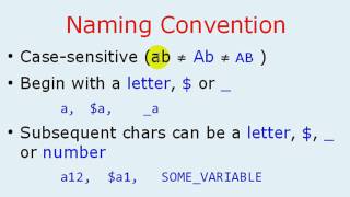 Java Tutorial - Java Variable Explination