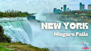 New York Niagara Falls State Park 4K Walk: Dog-Friendly Hiking in Gorge Trail & KOA Campground Tour