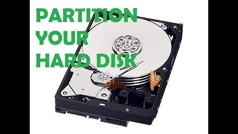 How to easily PARTITION HARD DRIVE on windows/7/8/10