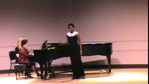 Marcia Porter, soprano, sings Miss Wheatley's Garden by Rosephanye Powell