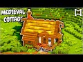 ► Minecraft: Simple Medieval Oak Cottage Survival House | Tutorial