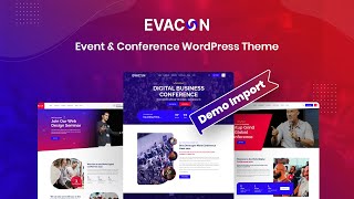 Evacon - Event & Conference WordPress Theme [Demo Installations]