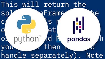 Split pandas dataframe in two if it has more than 10 rows