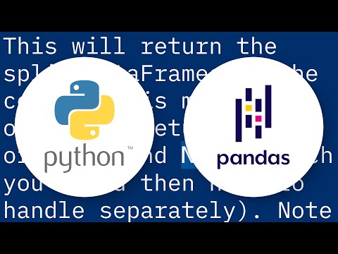 Split pandas dataframe in two if it has more than 10 rows