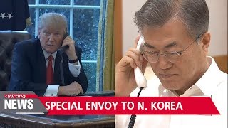 South Korea to send special envoy to North Korea, Moon tells Trump