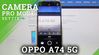 How to Activate Pro Photo Mode in OPPO A74 5G - Use Camera Pro Mode Feature screenshot 2