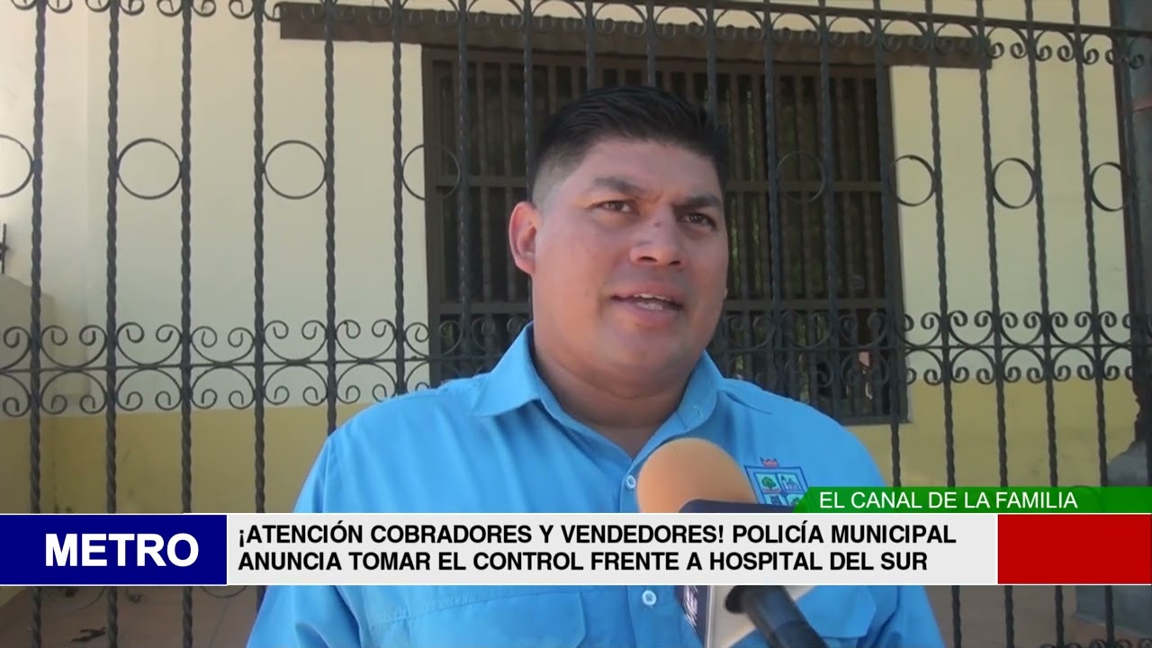 ¡ATENCIÓN COBRADORES Y VENDEDORES! POLICÍA MUNICIPAL ANUNCIA TOMAR EL CONTROL FRENTE A HOSPITAL D