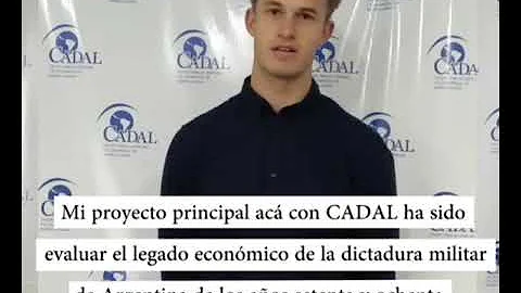 Testimony of Greg Ross about his internship at CADAL