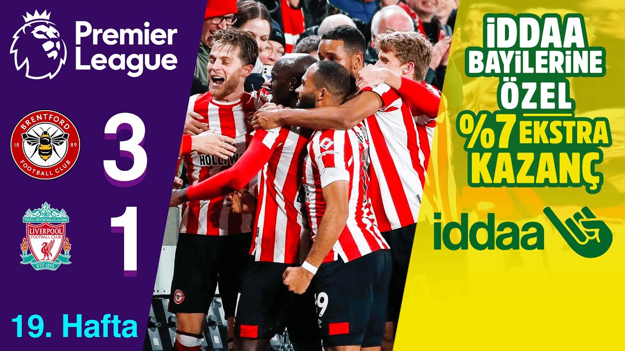 Brentford'tan Liverpool'a Yeni Yıl Sürprizi | ÖZET