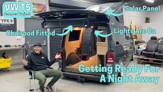 Solar Panel, Chairpod &amp; Lights - VW T5 Camper Project