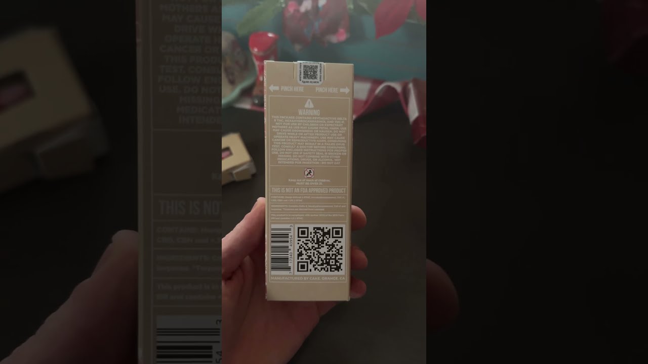 Trying CAKE DELTA 8 FIRE 