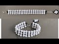 Pearls 3 Row Beaded Bracelet Tutorial | 5 minutes | Beginners Friendly | @MarginLimbu