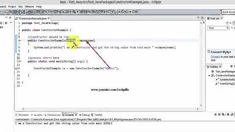 JAVA - What is Constructor? - Explanation with Example