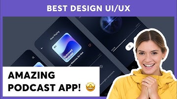 INCREDIBLE podcasting app!! BEST UI/UX designs and inspiration for designers!
