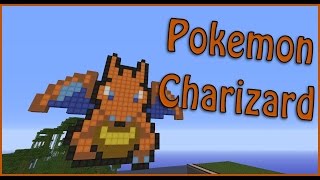☠ Minecraft ☠ Charizard Pokemon Pixel Art Tutorial Build