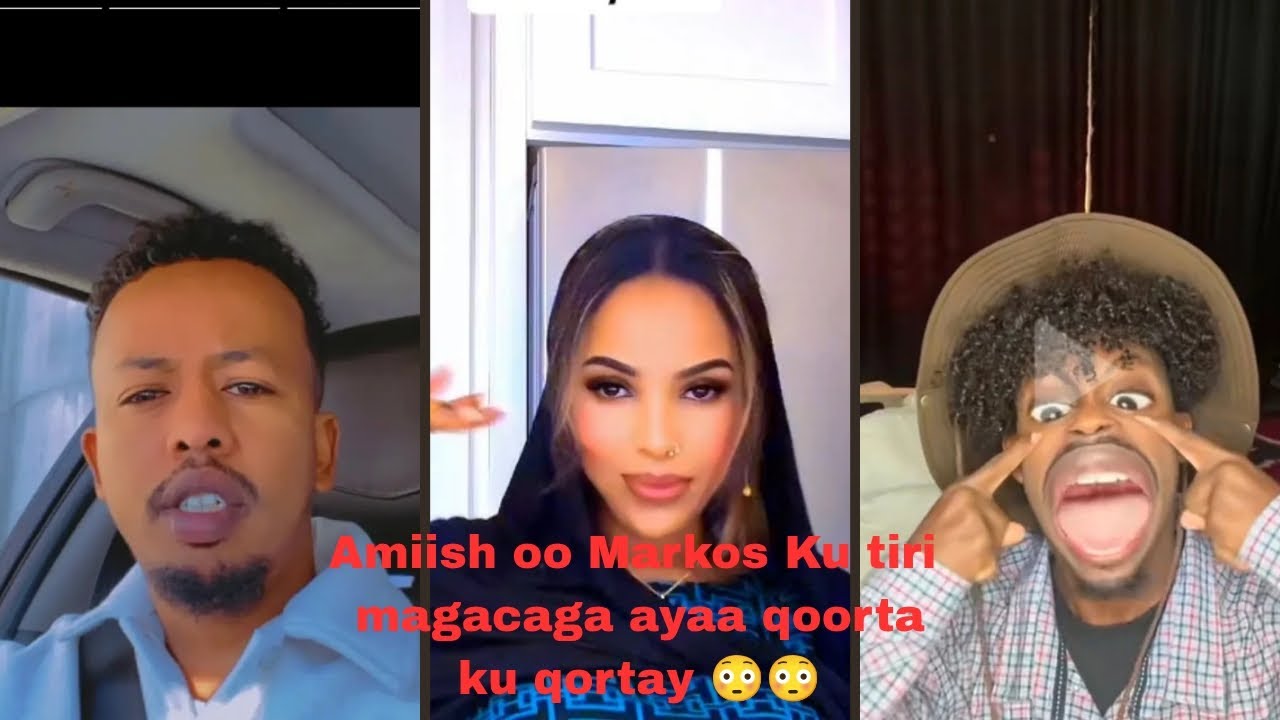 Amiish oo Markos Ku tiri magacaga Ayaan qoorta Ku qortay 😳😲