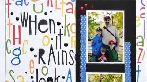 Process Video 23: Stash Bash Layout using Stickers & Giveaway (Closed)