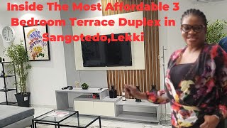 Inside The Most Affordable 3 bedroom Terrace Duplex with Flexible Payment Plan in Sangotedo, Lekki