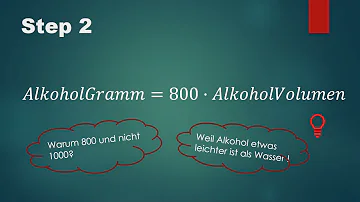 Wie viel Bier sind 100 g Alkohol?