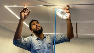 പ്രൊഫൈല്‍ ലൈറ്റ് ഫിറ്റിങ് Profile Light Installation Simple Method