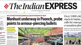 22nd April 2023  Indian Express Newspaper Analysis I   I Upsc Ias Ips Irs