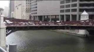 W. Monroe St Bridge, Chicago, IL -- a narrated tour