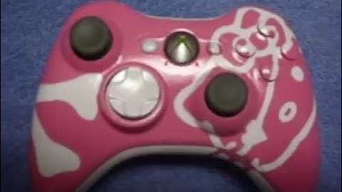 xbox 360 custom hello kitty controller