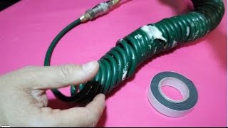 Como reparar una manguera de aire a presión. - YouTube