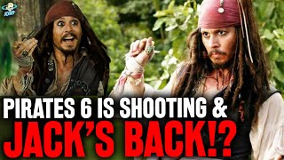 JACK SPARROW RETURNS?! Sources Say Johnny Depp Is Back Shooting New Pirates of the Caribbean!?