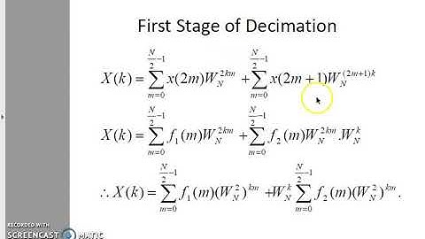 radix 2 Decimation in Time FFT (1st Stage)
