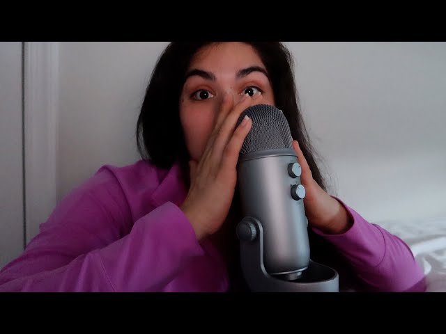 ASMR || Whispering secrets (gossip) but its unintelligible and inaudible