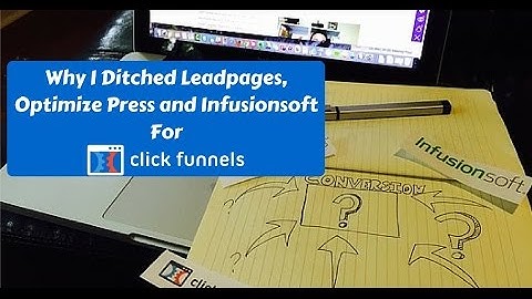 ⚠ Why I Ditched Lead Pages, Optimize Press and Infusionsoft For Click Funnels
