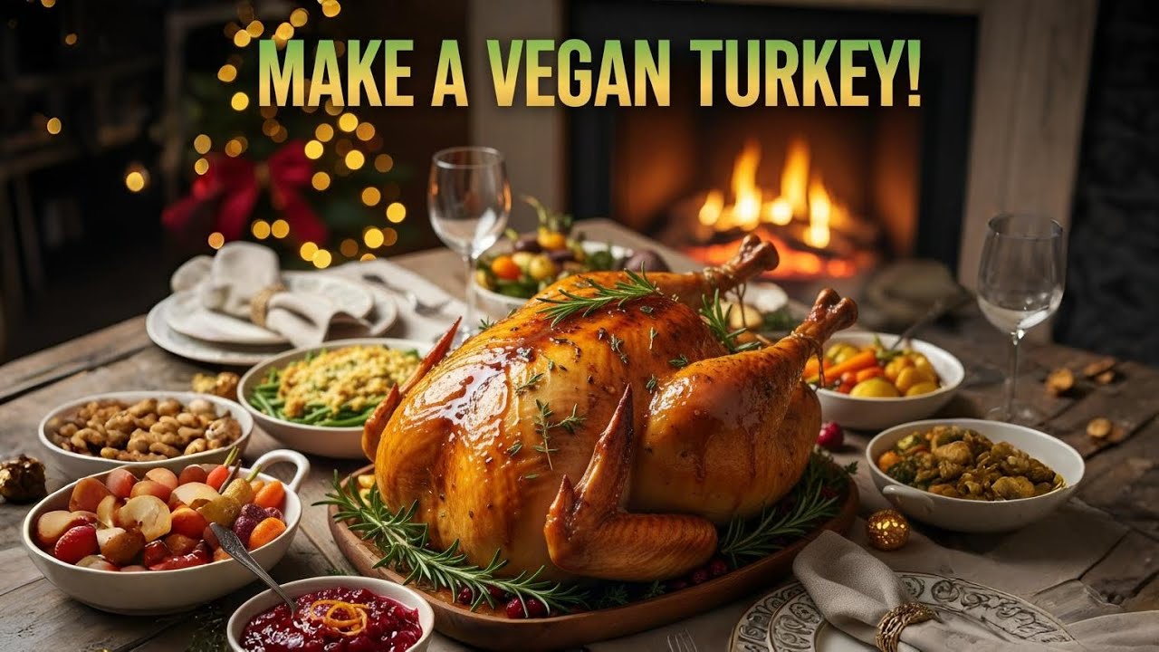 How To Make a Vegan Turkey 🦃 | The Ultimate Plant-Based Holiday Roast!