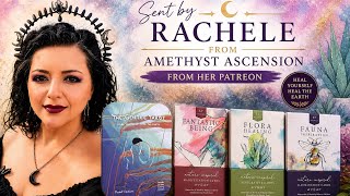 I WON AGAIN?! Patreon Giveaway Haul from @AmethystAscensionTarot  ✨ Gentle Tarot + Oracle Decks