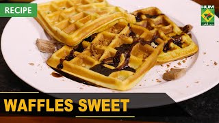 Waffles Sweet Recipe | Lively Weekends | Kiran Khan | 08 October 2022 | Masala TV screenshot 4