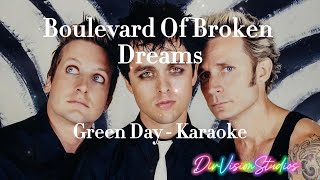 Boulevard Of Broken Dreams - Green Day Karaoke With Sing-Along Lyrics
