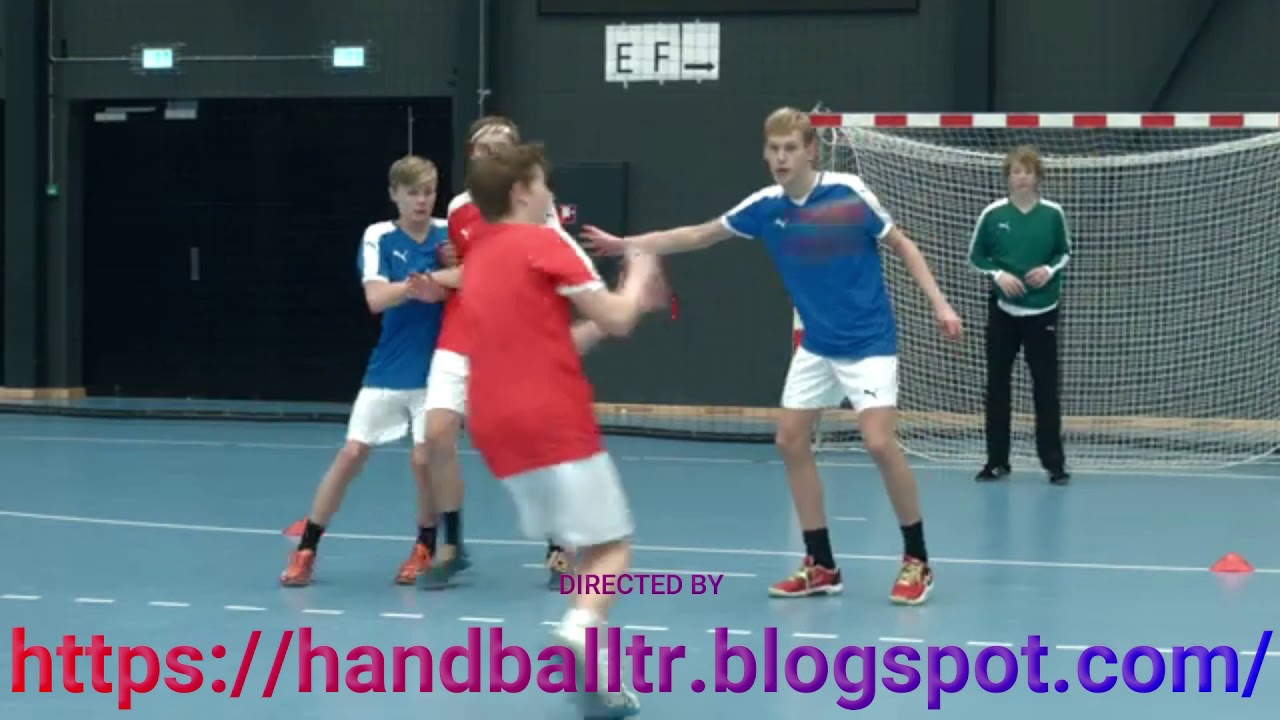 Handball training Danish school for the age of 15 years part 5