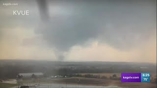 Confirmed tornado on the ground in Round Rock - 6:20 p.m.