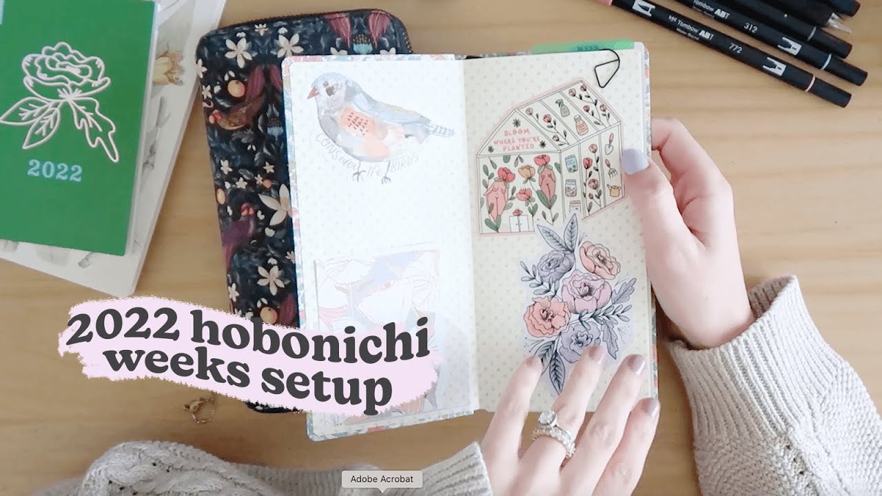 hobonichi weeks 2022 setup | hobonichi weeks flip through
