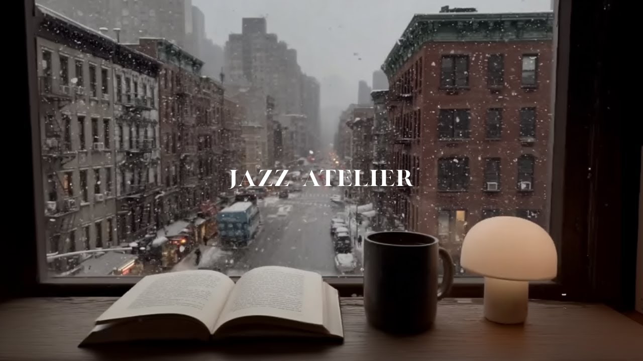 [playlist] Snowy City Window — Cozy Jazz for Reading & Relaxing Indoors