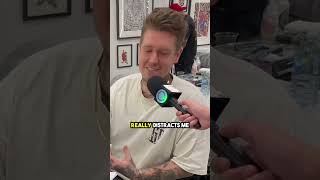 How do you deal with the pain during a tattoo session?