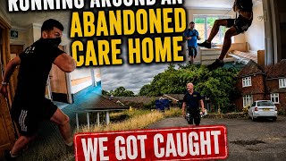 Running around an abandoned care home | they catch us 🏃‍♂️🥷