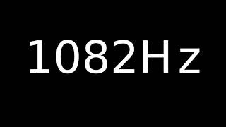 Speaker Sound Test 1082Hz