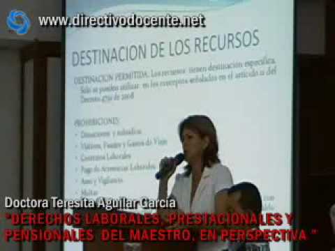 Portal Directivo Docente, II parte, Teresita  Aguilar Garcia